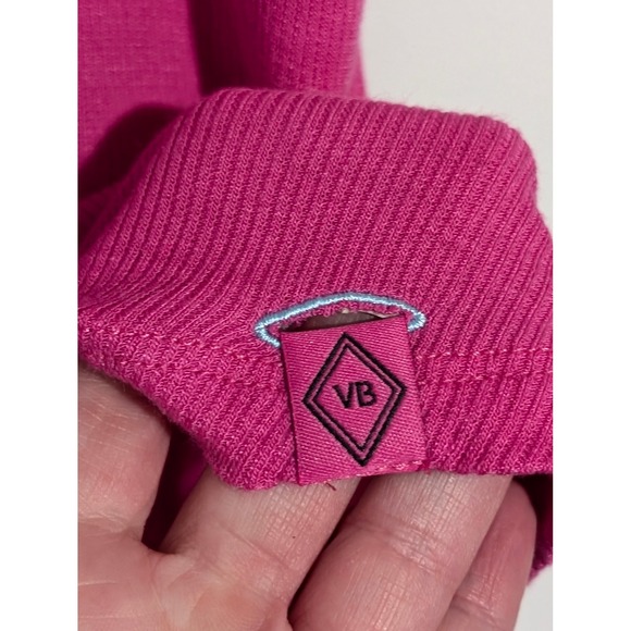 Vera Bradley Henley Tank Top Womens XL Pink NEW Ribbed Racerback Sleeveless - Picture 4 of 7